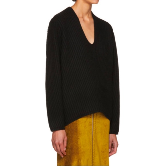 Acne Studios Black V-neck Sweater - Picture 5 of 6